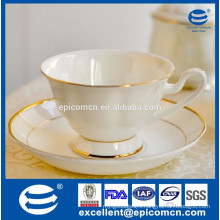 unique tea cup and saucer, hot new products porcelain coffee cup and saucer